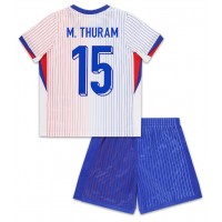 Francuska Marcus Thuram #15 Gostujuci Dres za djecu EP 2024 Kratak Rukav (+ Kratke hlače)